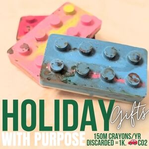 LEGO Crayons Made from Recycled LEGO Pieces – Eco-Friendly and Fun!